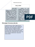 Daily Routine and Frequency Adverbs Group 1