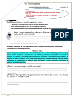 1° Año CARTILLA DE TECNOLOGÍA 2020