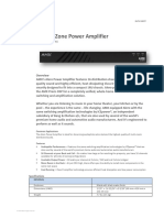 Alero 8 Zone Power Amplifier: Specifications General