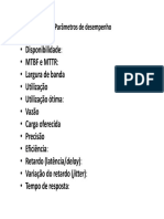 Parametros de Desempenho PDF