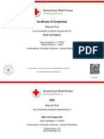 Red Cross Certificate 2020