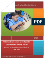 Minerd Orientaciones Sobre La Evaluacion Educativa Nivel Inicial 160325155917