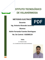 METODOS ELECTRICO UNIDAD2 KELVIN FERNANDO FUENTES DOMINGUEZ B18300124 TEMA 2.4 Y 2.4.1