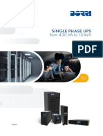 Single Phase UPS from 450 VA to 10 kVA brochure