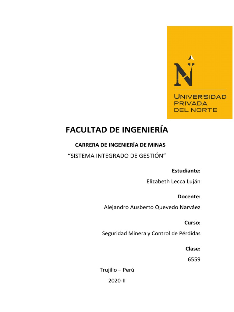 Sistema Integrado de Seguridad Laboral | PDF | Seguridad y salud ...