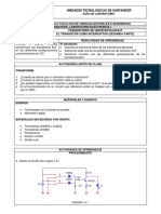 Laboratorio de Electrónica I - Practica 6 Transistor Interruptor PDF