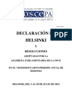 2015 Helsinki Declaration (SPA)