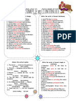 WORKSHEET Present-Simple-Vs-Present-Continuous