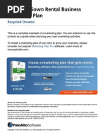 Download Wedding gown rental marketing plan by Palo Alto Software SN4869882 doc pdf