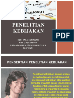 PENELITIAN KEBIJAKAN