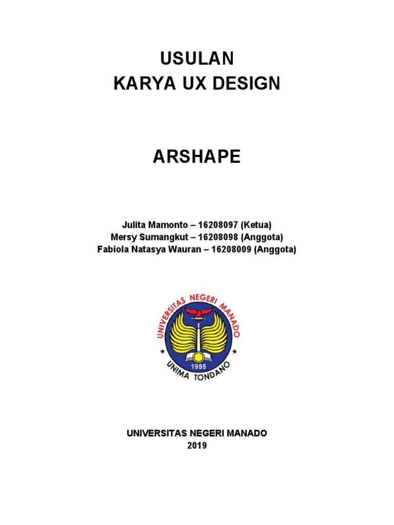 Proposal Gemastik Ux Design | PDF