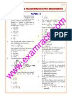 Electronics Telecommunjcation Engineering Paper - Ii: IO B J) - 11104