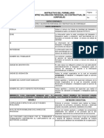 Instructivo Matriz Valoracion Personal No Contractual de CORPOELEC