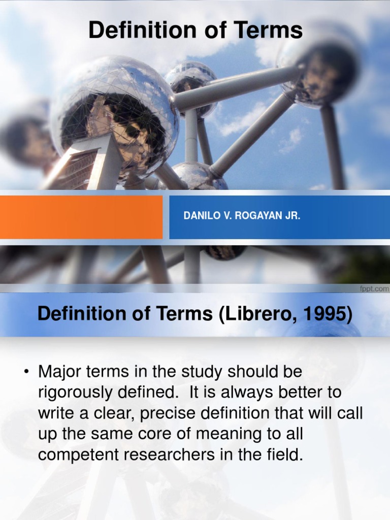 Research Definitions Guide | PDF | Definition | Intelligence
