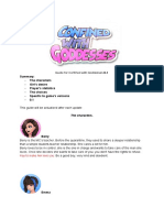 Summary: - The Characters - Girl's Desire - Player's Statistics - The Choices - Specific To Game's Versions - 0.1