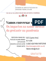 Pré Natal Psicológico 3º Encontro