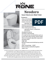 Neodoro: Smart Electronic Bidet Toilet