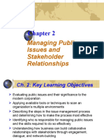 Managing Public Issues and Stakeholder Relationships