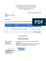 Cotizacion de 1 Camara Detectora de Mascarilla