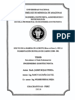 Efecto de La Harina de Achote (Bixa Orellana L.) en La Pigmentación de Pollos de Carne COBB - 500 PDF