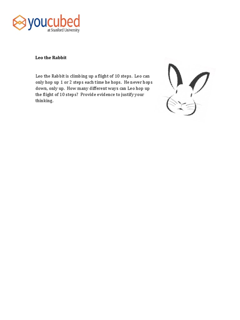 Leo The Rabbit Handout2 PDF | PDF