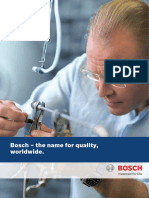 Bosch - The Name For Quality, Worldwide