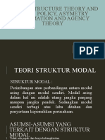 Capital Structure Theory and Divien Policy, Asymetry