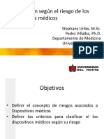 Clasificación Según El Riesgo de Los Dispositivos Médicos