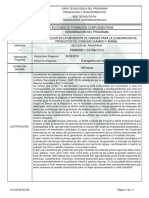 Informe Programa de Formación Complementaria PDF