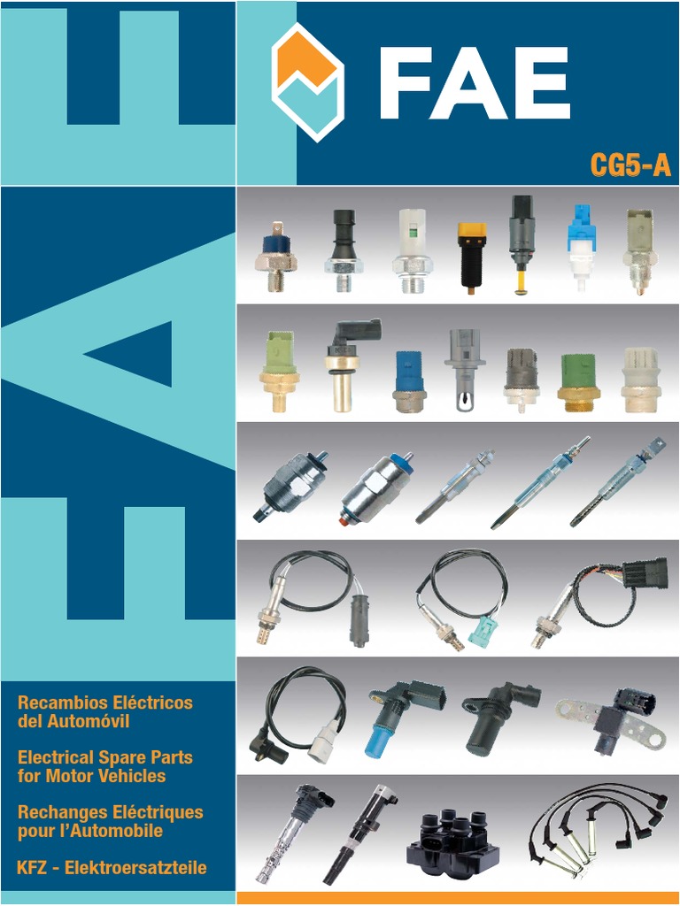 Catálogo CG5 de Productos F A E | PDF | Industria del vehículo