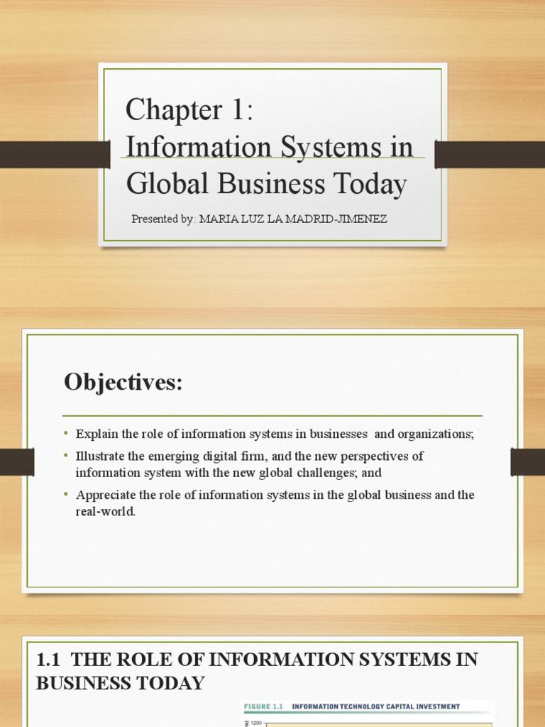 Role of Information Systems in Global Business | PDF | Information ...