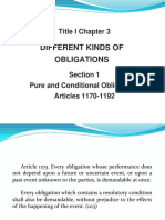 Articles 1179 - 1192 (Pure and Conditional Obligations) PDF