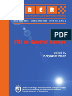 FDI in Central Europe