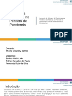 Aumento Do Número de Denúncias de Violência Doméstica