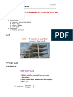 Reinforced Concrete Slab Design and Types