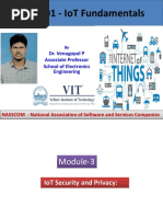 Ece3501 - Iot Fundamentals: Dr. Venugopal P Associate Professor School of Electronics Engineering