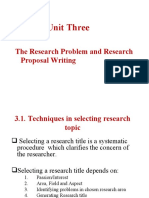 Chapter 3 ( Research Problem & Proposal Writing) (5) (2)