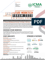 Future Worktech Forum 2020 19-20 August, 2020 Virtual Event