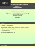 Analog Communication Systems: Angle Modulation