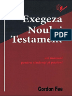 Gordon Fee Exegeza Noului Testament PDF