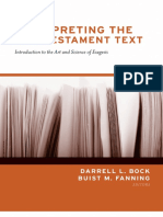 Biblical Theology - Interpreting The New Testament Text - Darell L. Bock, Buist M. Fanning, Cross