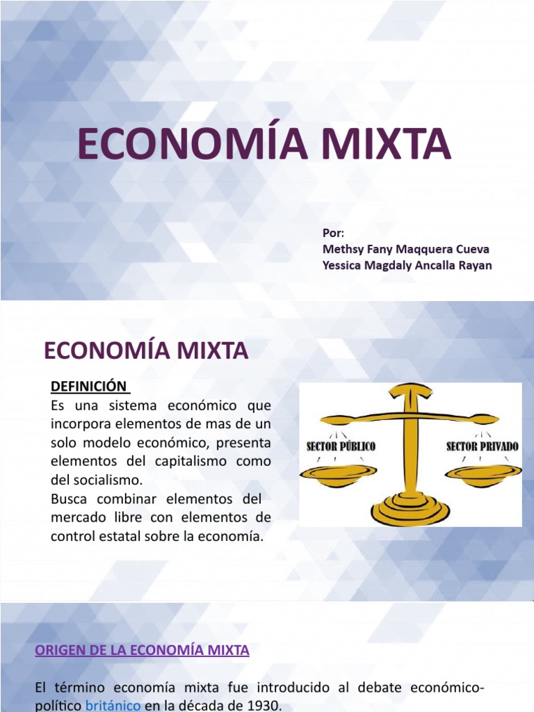 Economia Mixta | PDF | Capitalismo | Política