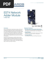 E85014-0015 - EST4 Network Adder Module