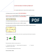 Clasificacion de Reacciones Quimicas