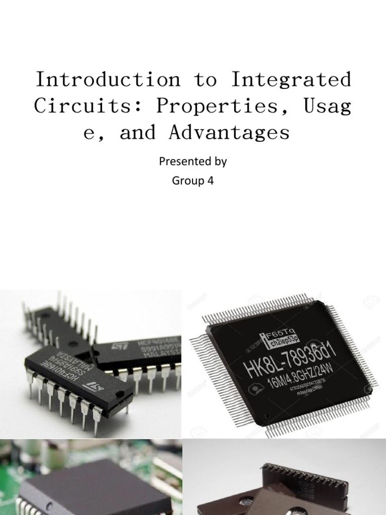 Integrated Circuit PDF Integrated Circuit Microprocessor