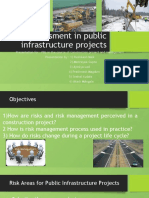 Risk Assessment in Public Infrastructure Projects