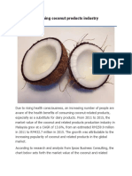 Coconut Industry in Malaysia