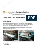 Panduan Bordir & Sablon - Pabrik Seragam - Konveksi Bandung PDF