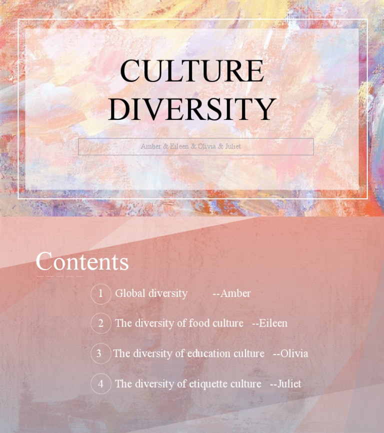 Exploring Global Cultural Diversity | PDF