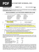 Crc-Ace Review School, Inc.: Management Accounting Services (1-40)